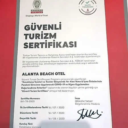 Alanya Beach Hotel Отель